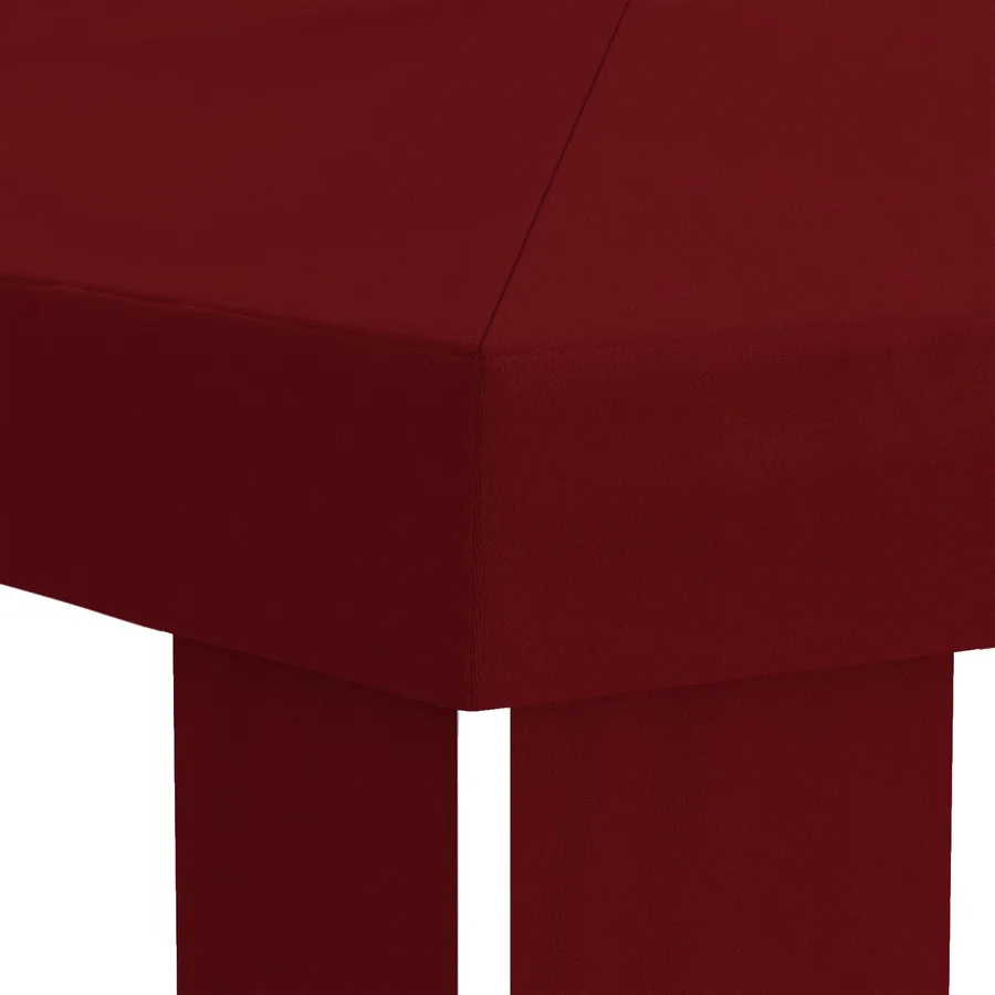 Housse de Gazebo 6 x 3 m Bordeaux Polyester 190 gsm - 5