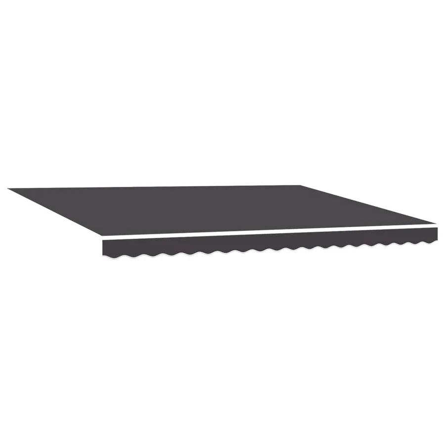 Auvent rétractable manuel Anthracite 4,5 × 3,5 m - 4
