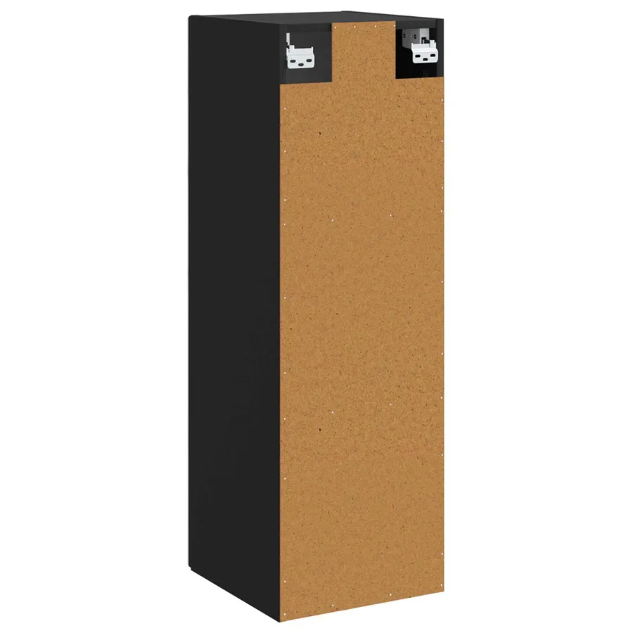 Cabinet de Salle de Bain Mural Noir 33 x 34,5 x 100 cm - 5