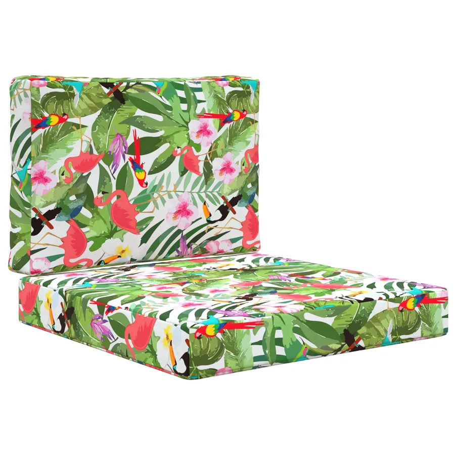 Coussin de canapé d'extérieur 2 pcs coloré Polyester - 2