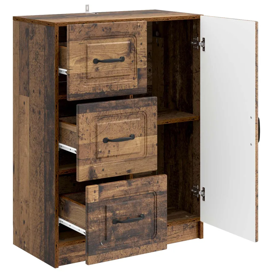 Buffet Bois ancien 66 x 34,5 x 87 cm Bois d'ingénierie - 5