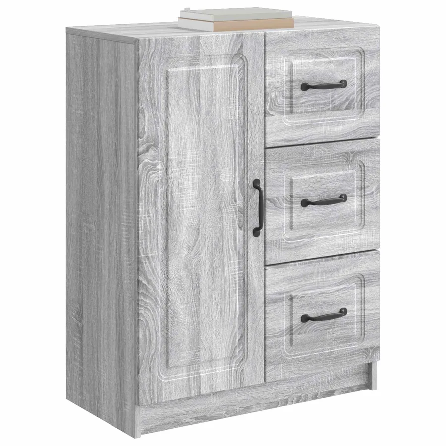 Buffet Sonoma gris 66 x 34,5 x 87 cm Bois d'ingénierie - 3