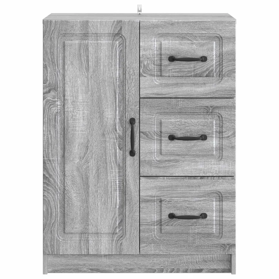Buffet Sonoma gris 66 x 34,5 x 87 cm Bois d'ingénierie - 6