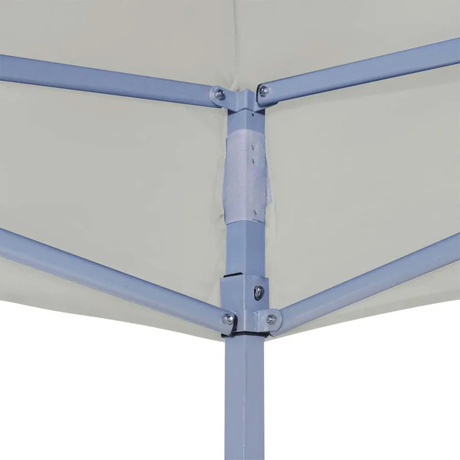 Tente de fête Crème 291 x 291 x 315 cm Tissu Oxford - 5