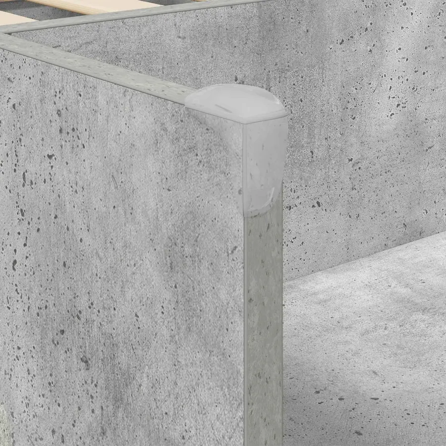 Lit haut pour enfants avec bureau Gris béton 90 x 200 cm - 7