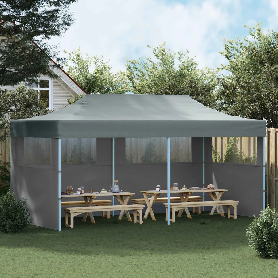 Tente de fête Anthracite 291 x 580 x 315 cm Tissu Oxford - 3