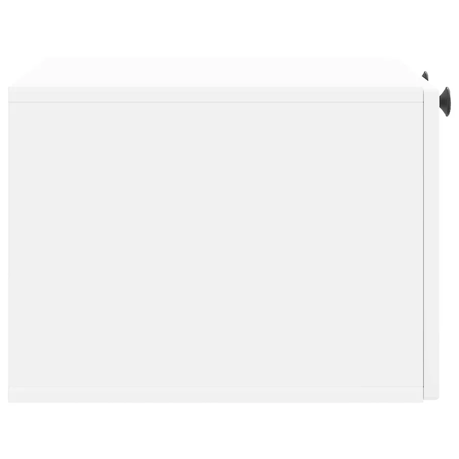 Meuble TV mural Blanc 59,5 x 41 x 30 cm Bois d'ingénierie - 7