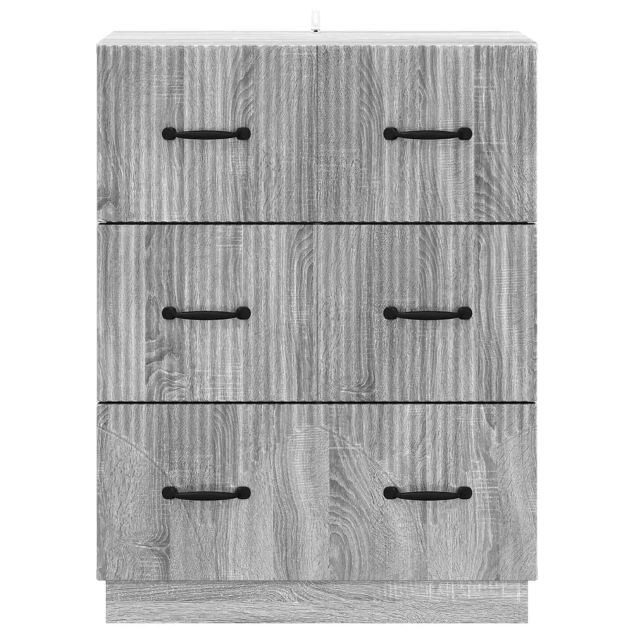 Armoire à tiroirs Sonoma gris 66 x 34,5 x 87 cm - 6