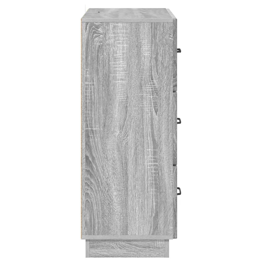 Armoire à tiroirs Sonoma gris 66 x 34,5 x 87 cm - 7