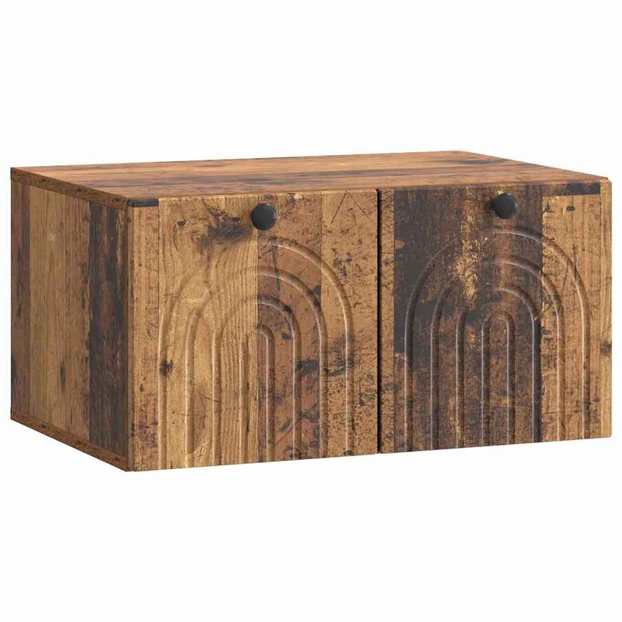 Meuble TV mural Bois ancien 59,5 x 41 x 30 cm Bois d'ingénierie - 2