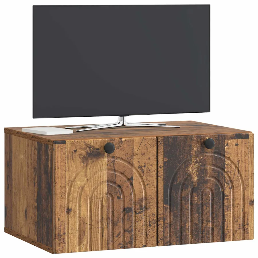 Meuble TV mural Bois ancien 59,5 x 41 x 30 cm Bois d'ingénierie - 3