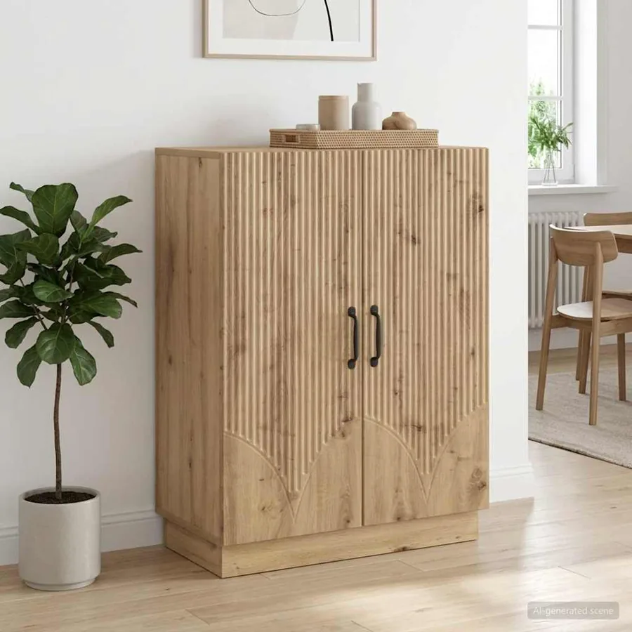 Buffet Chêne artisanal 66 x 34,5 x 87 cm Bois d'ingénierie