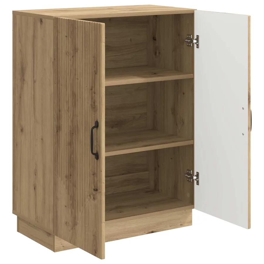 Buffet Chêne artisanal 66 x 34,5 x 87 cm Bois d'ingénierie - 5