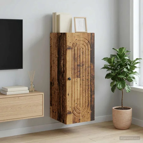 Armoire Murale Bois ancien 33 x 34,5 x 90 cm Bois d'ingénierie