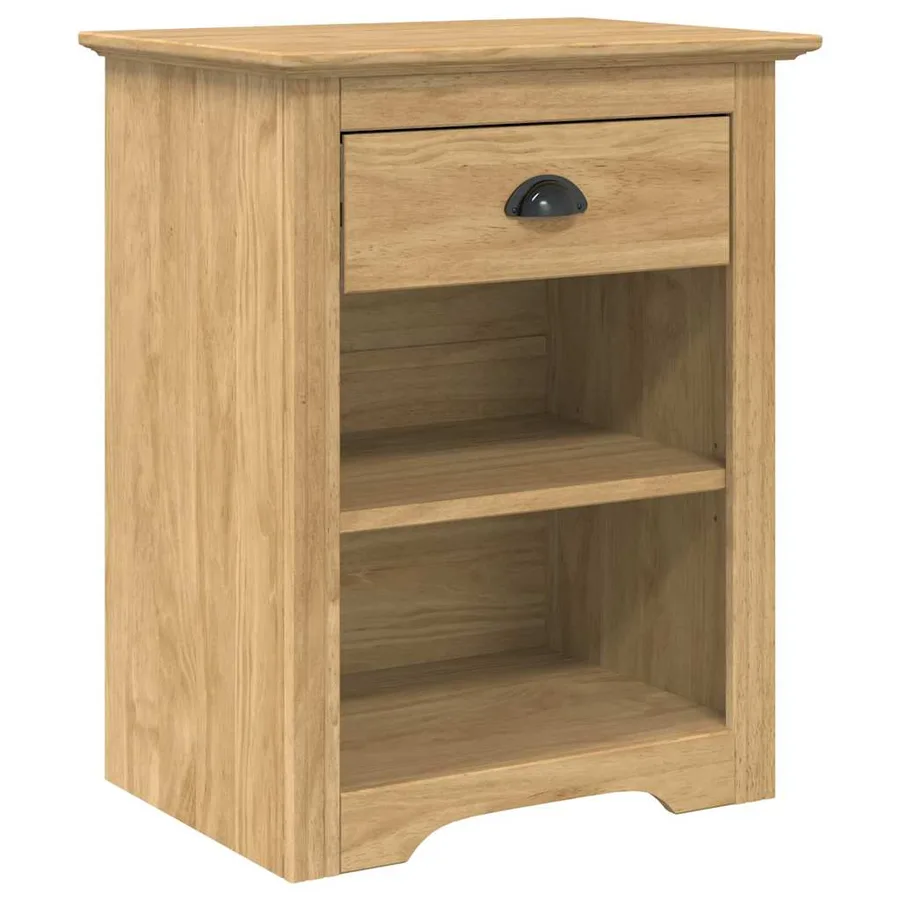 Cabinet de chevet BODO Marron miel 53 x 38,5 x 67 cm - 2