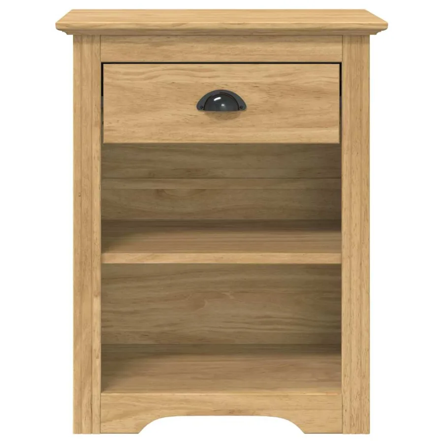 Cabinet de chevet BODO Marron miel 53 x 38,5 x 67 cm - 4