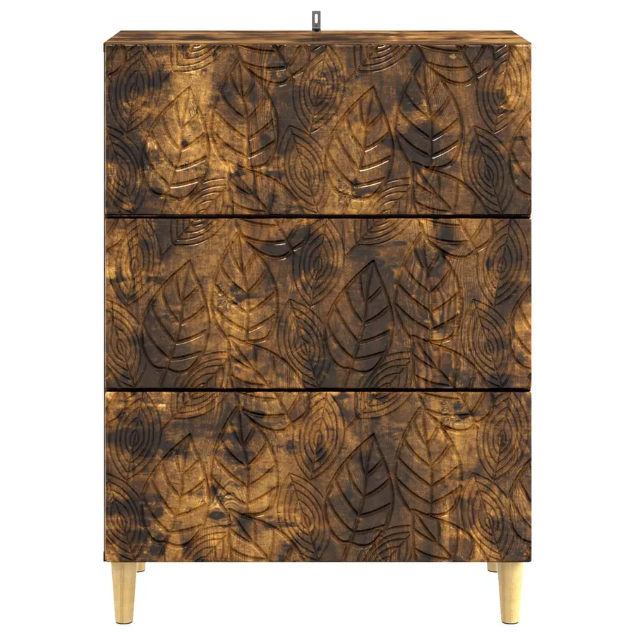 Armoire à tiroirs Chêne fumé 66 x 34,5 x 90 cm - 5