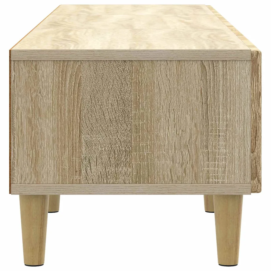 Meuble TV Chêne Sonoma 147 x 34,5 x 30 cm Bois d'ingénierie - 7