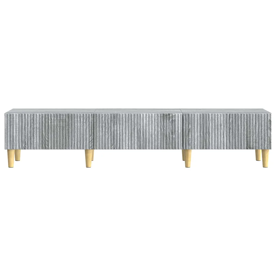Meuble TV Sonoma gris 147 x 34,5 x 30 cm Bois d'ingénierie - 6
