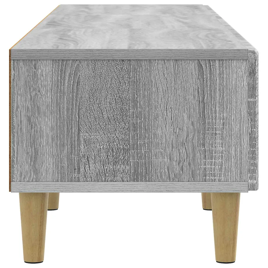 Meuble TV Sonoma gris 147 x 34,5 x 30 cm Bois d'ingénierie - 7