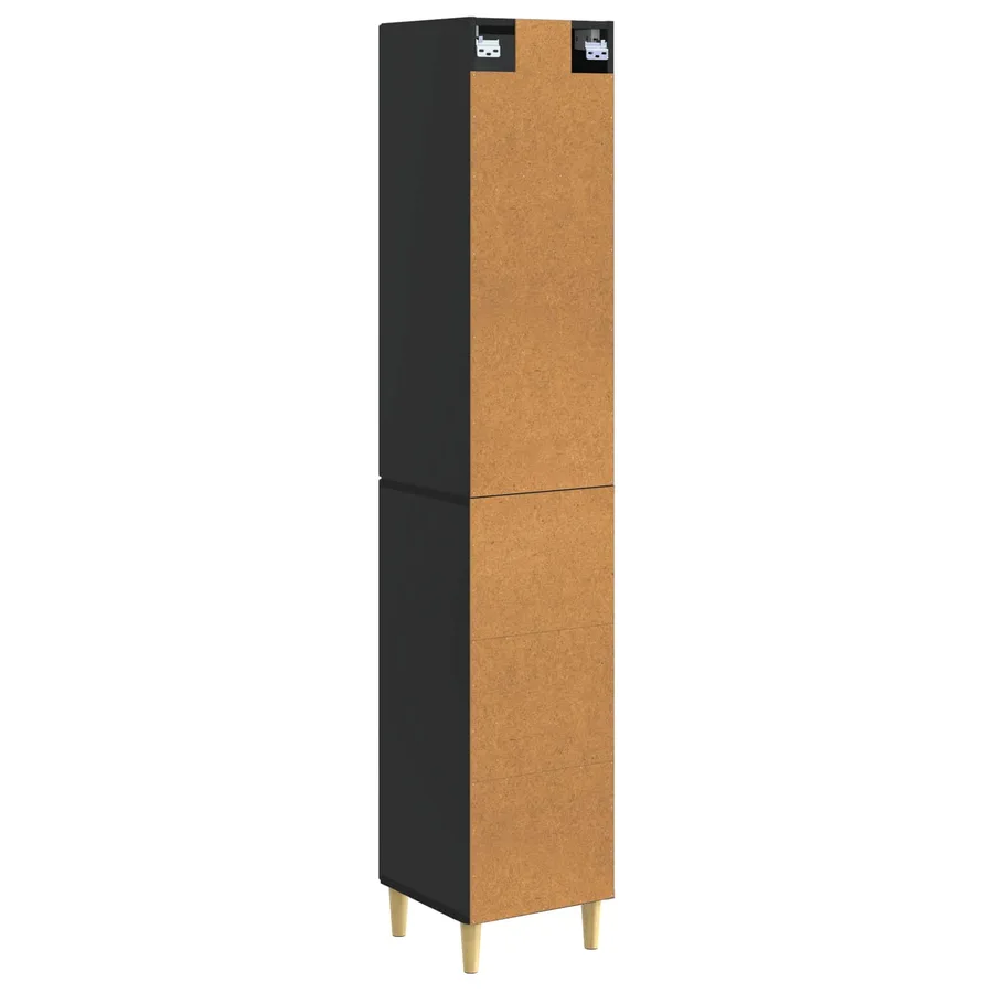 Ensemble de Meubles 2 pcs Noir 33 x 34,5 x 90 cm - 7