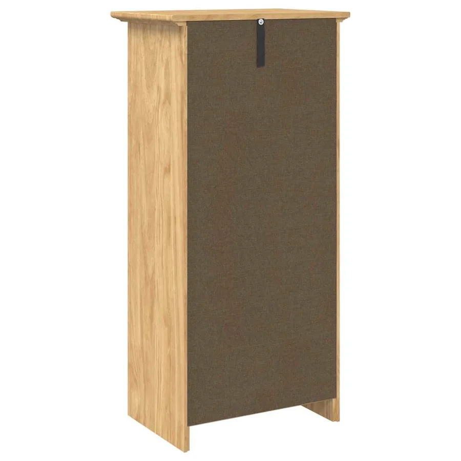 Cabinet de salle de bain BODO Marron miel 44 x 30 x 90 cm - 6