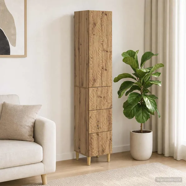 Ensemble de Meubles 2 pc 33 x 34,5 x 90 cm Bois d'ingénierie