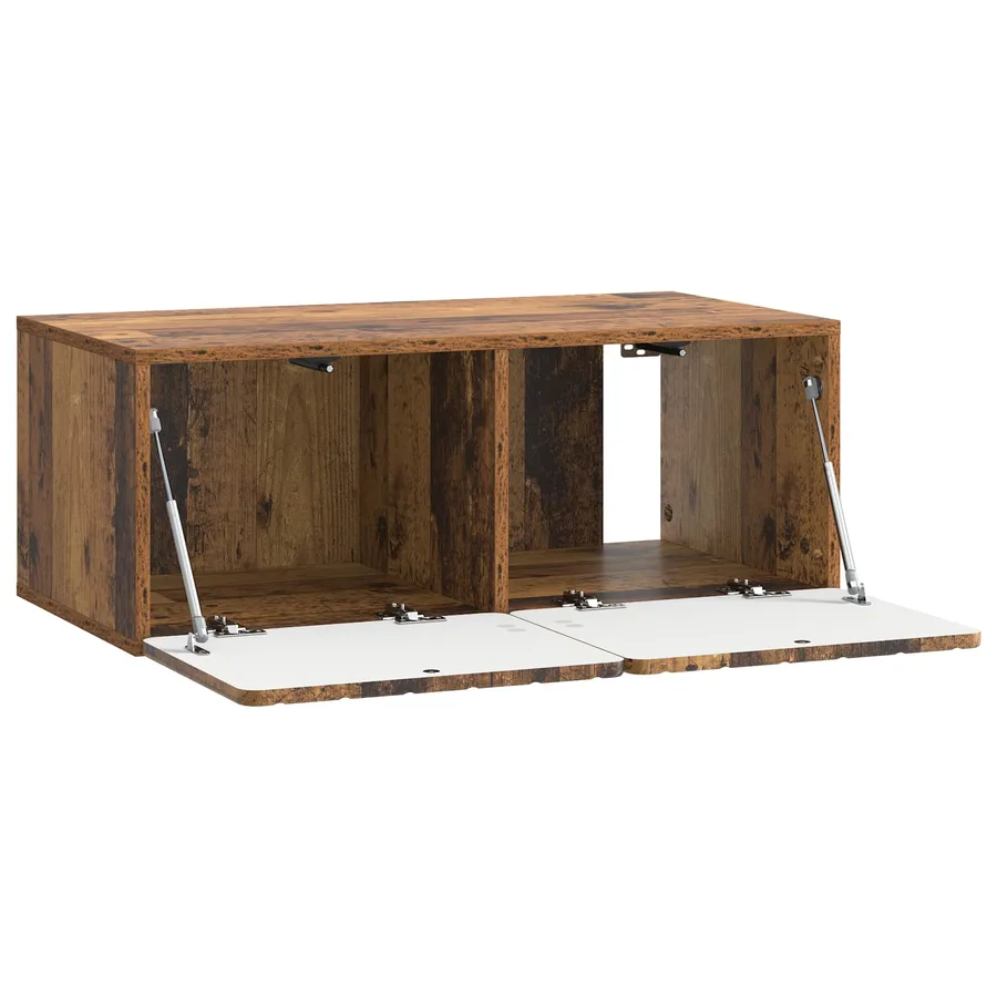 Meuble TV mural 78,5 x 41 x 30 cm Bois ancien Bois d'ingénierie - 5