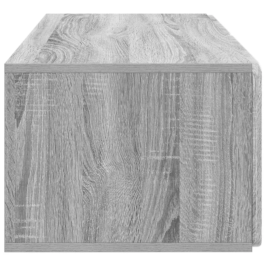 Meuble TV mural 78,5 x 41 x 30 cm Sonoma gris Bois d'ingénierie - 7
