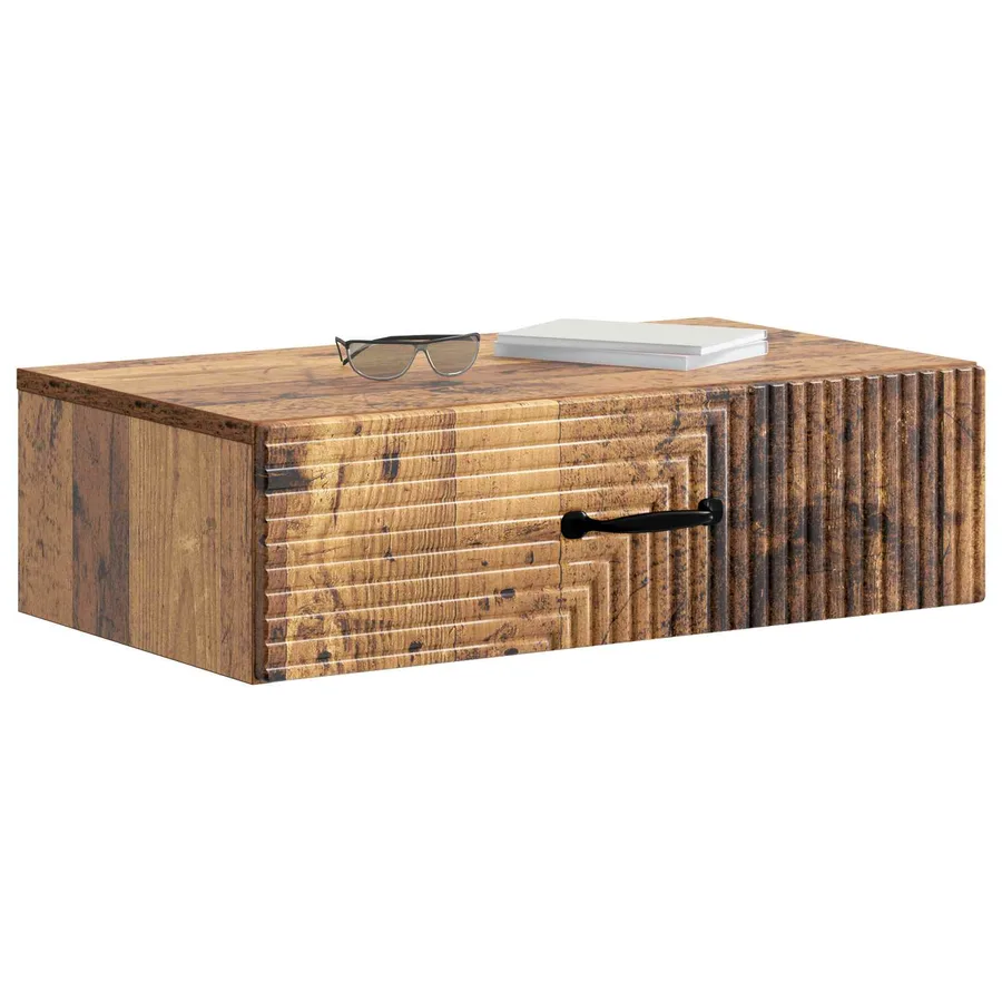 Table d'appoint murale Bois ancien 59 x 34,5 x 17 cm - 3