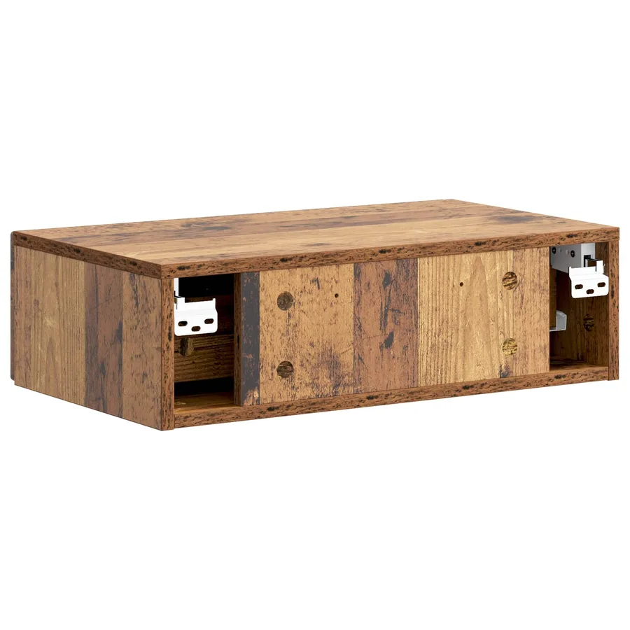 Table d'appoint murale Bois ancien 59 x 34,5 x 17 cm - 7