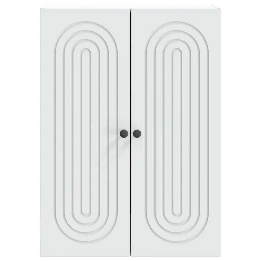 Armoire Murale Blanc 66 x 34,5 x 90 cm Bois d'ingénierie - 4