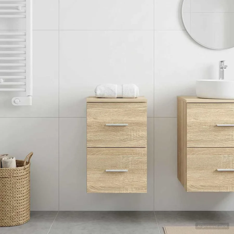 Meuble de Salle de Bain In-between Chêne Sonoma 30 x 41 x 50 cm - 3