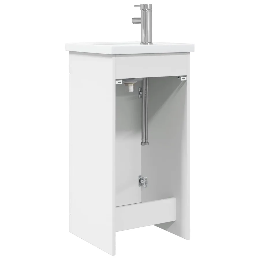 Meuble de salle de bain avec évier Blanc 42 x 40 x 84,5 cm - 6