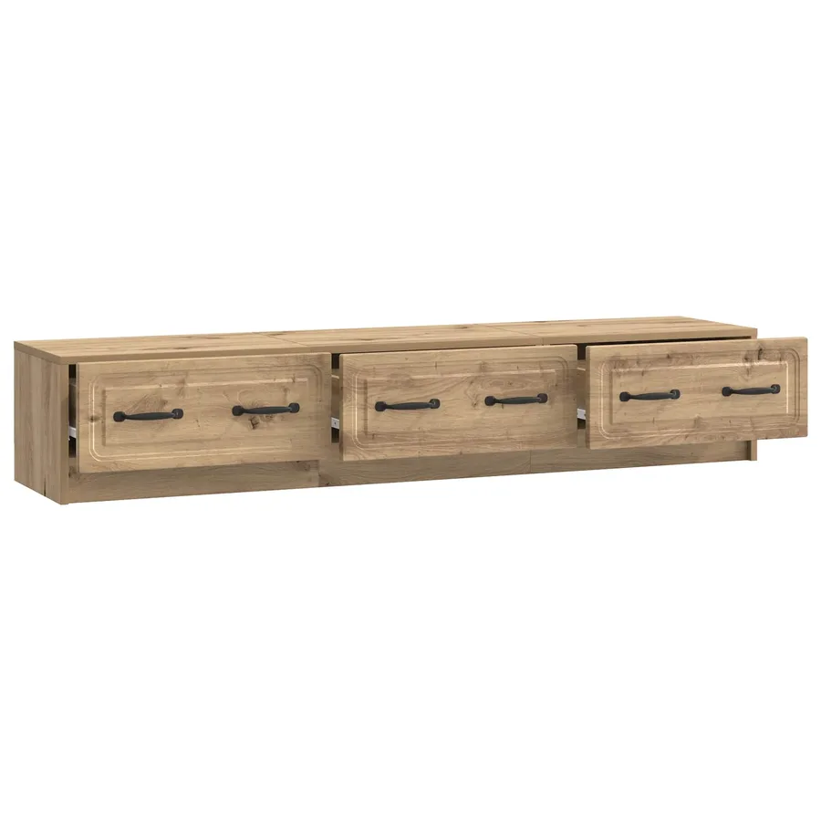 Meuble TV 147 x 34,5 x 27 cm Chêne artisanal Bois d'ingénierie - 5
