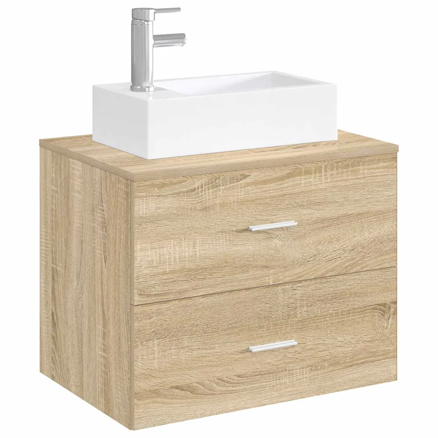 Lavabo de salle de bains Chrome 45,5 x 25,5 x 13 cm métal - 3