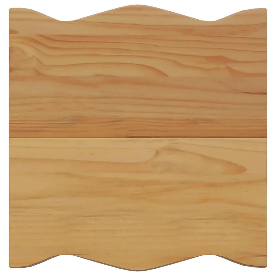 Table d'appoint EKAI Blanc 50 x 50 x 45,5 cm Bois de pin massif - 6