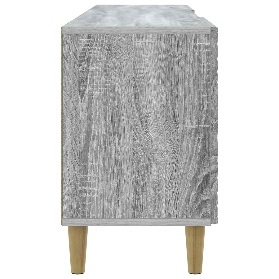 Meuble TV 102 x 34,5 x 50 cm Sonoma gris Bois d'ingénierie - 6
