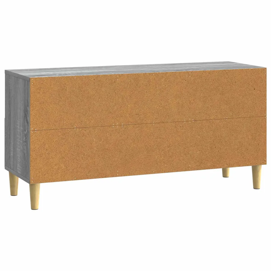 Meuble TV 102 x 34,5 x 50 cm Sonoma gris Bois d'ingénierie - 7