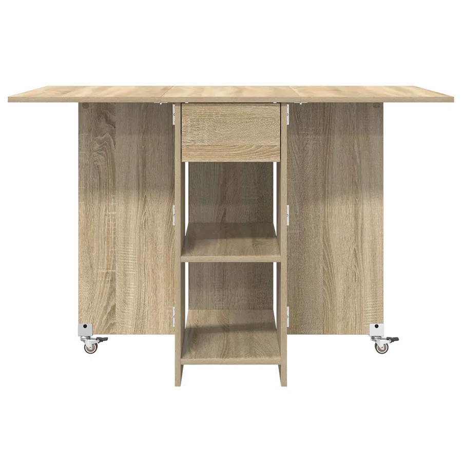 Table à dîner 115 x 70 x 75 cm Bois d'ingénierie Chêne Sonoma - 6