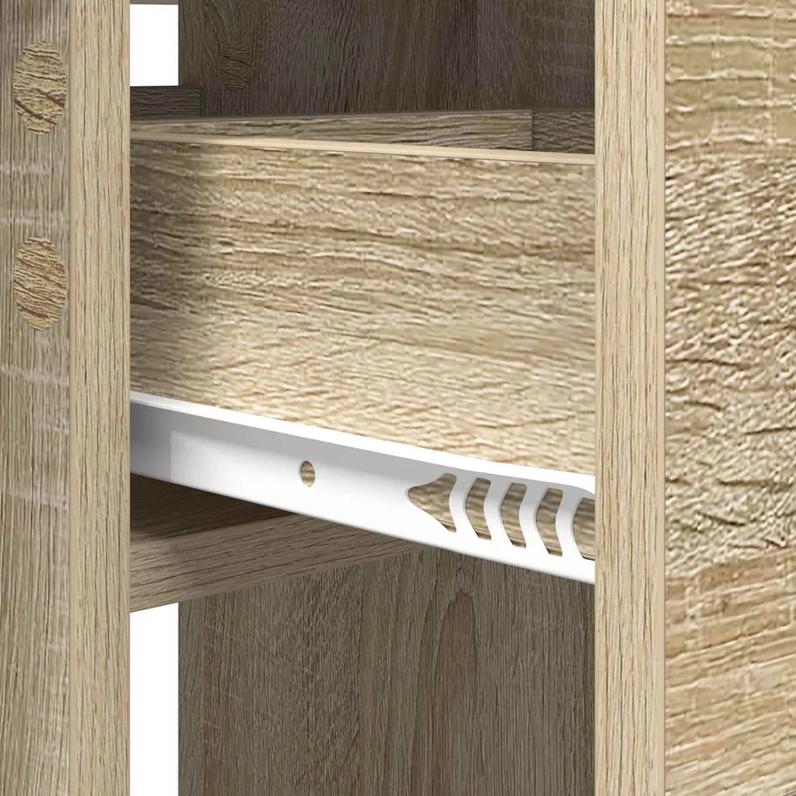 Table à dîner 115 x 70 x 75 cm Bois d'ingénierie Chêne Sonoma - 9