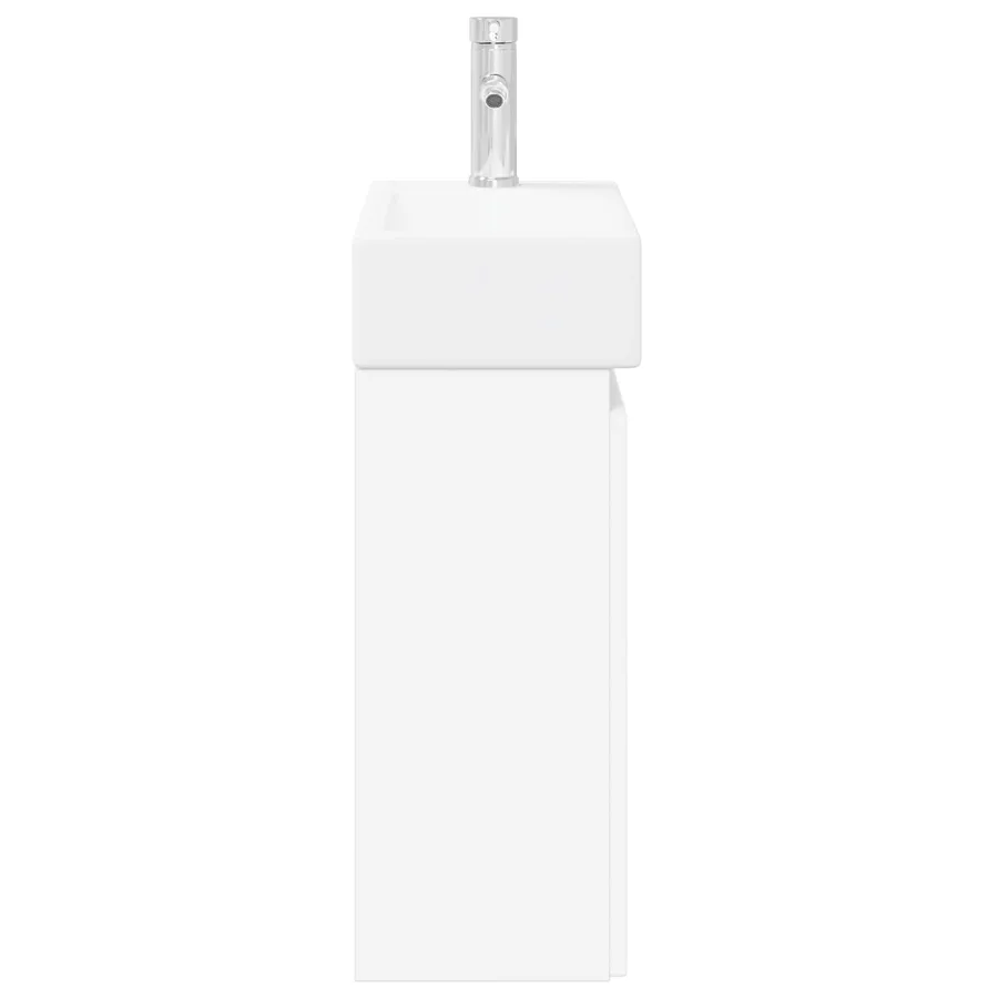 Meuble de salle de bain avec robinet Blanc 45,5 x 22,5 x 84 cm - 6