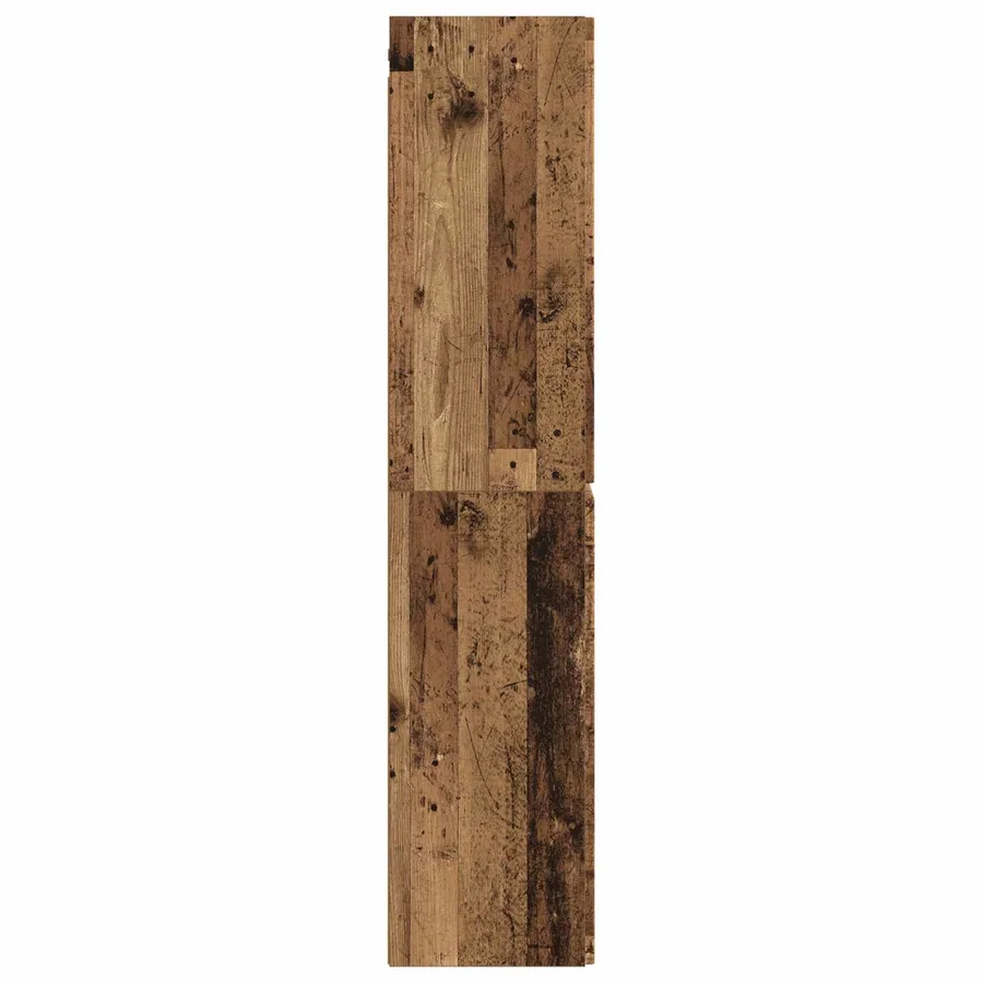 Cabinet de Salle de Bain Mural Bois ancien 33 x 34,5 x 160 cm - 4