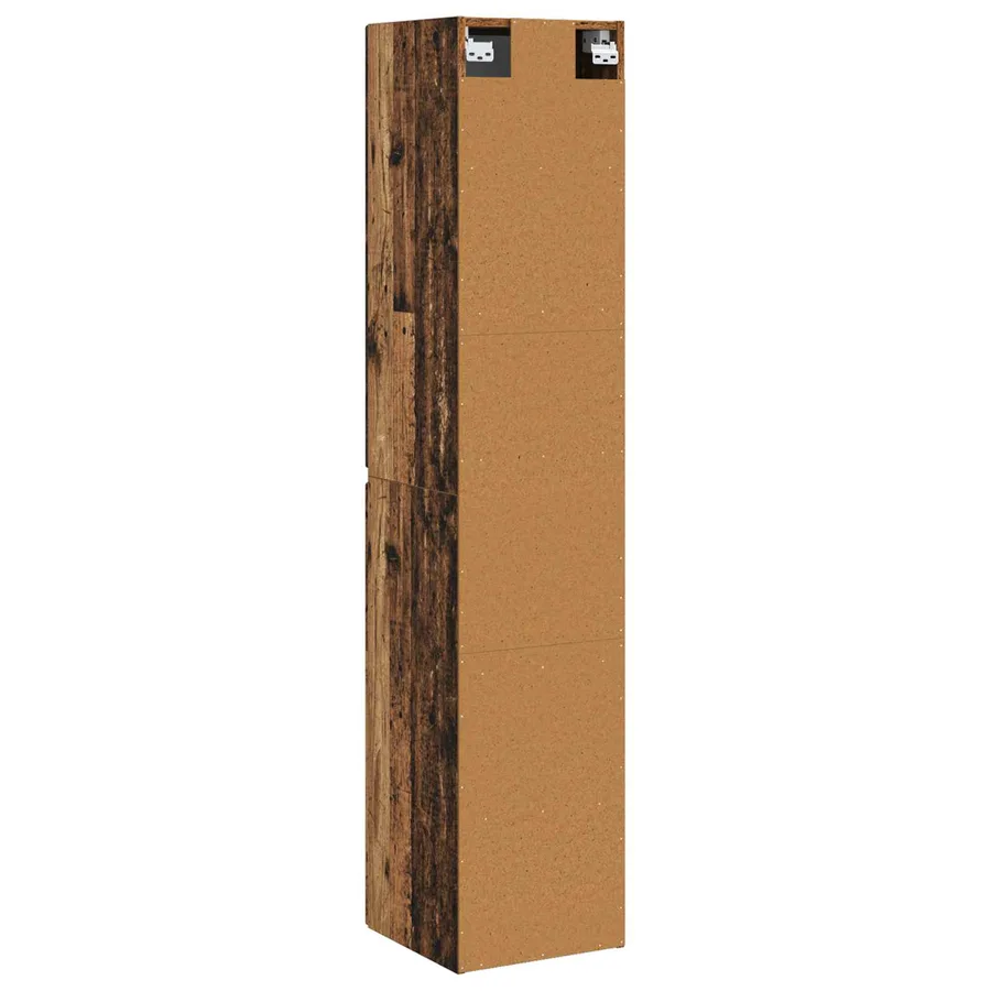 Cabinet de Salle de Bain Mural Bois ancien 33 x 34,5 x 160 cm - 5
