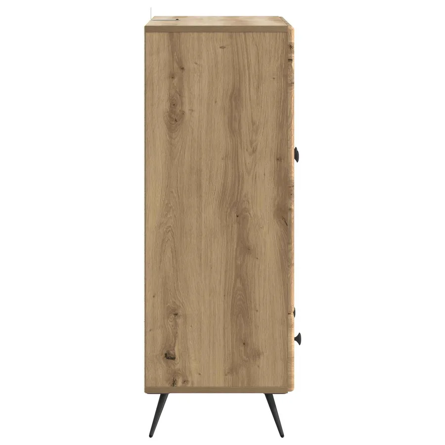 Buffet Chêne artisanal 66 x 34,5 x 95 cm Bois d'ingénierie - 6