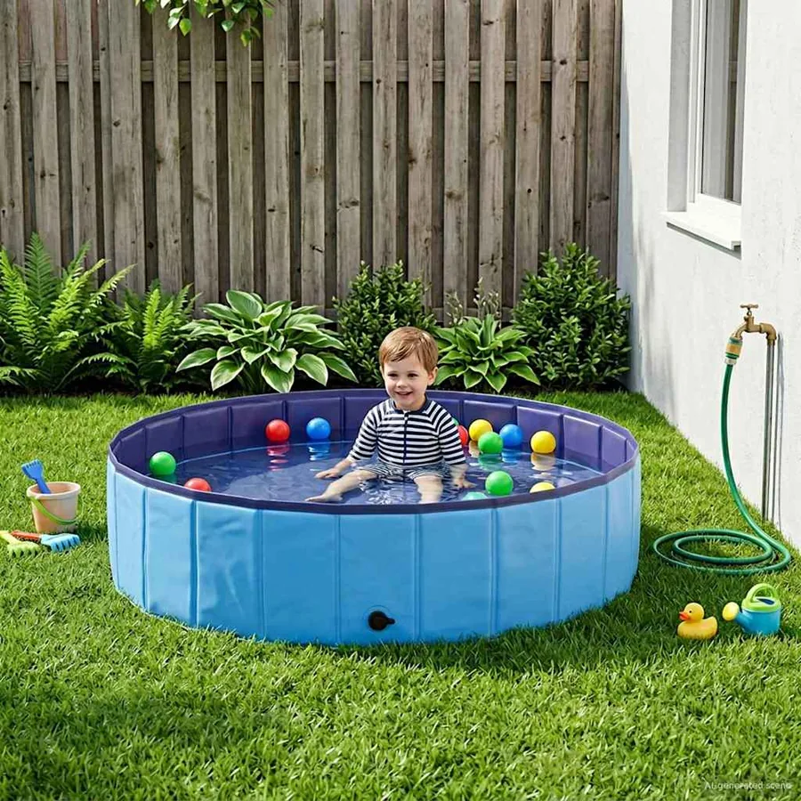 Piscine pour enfants Bleu Ø 120 x 30 cm