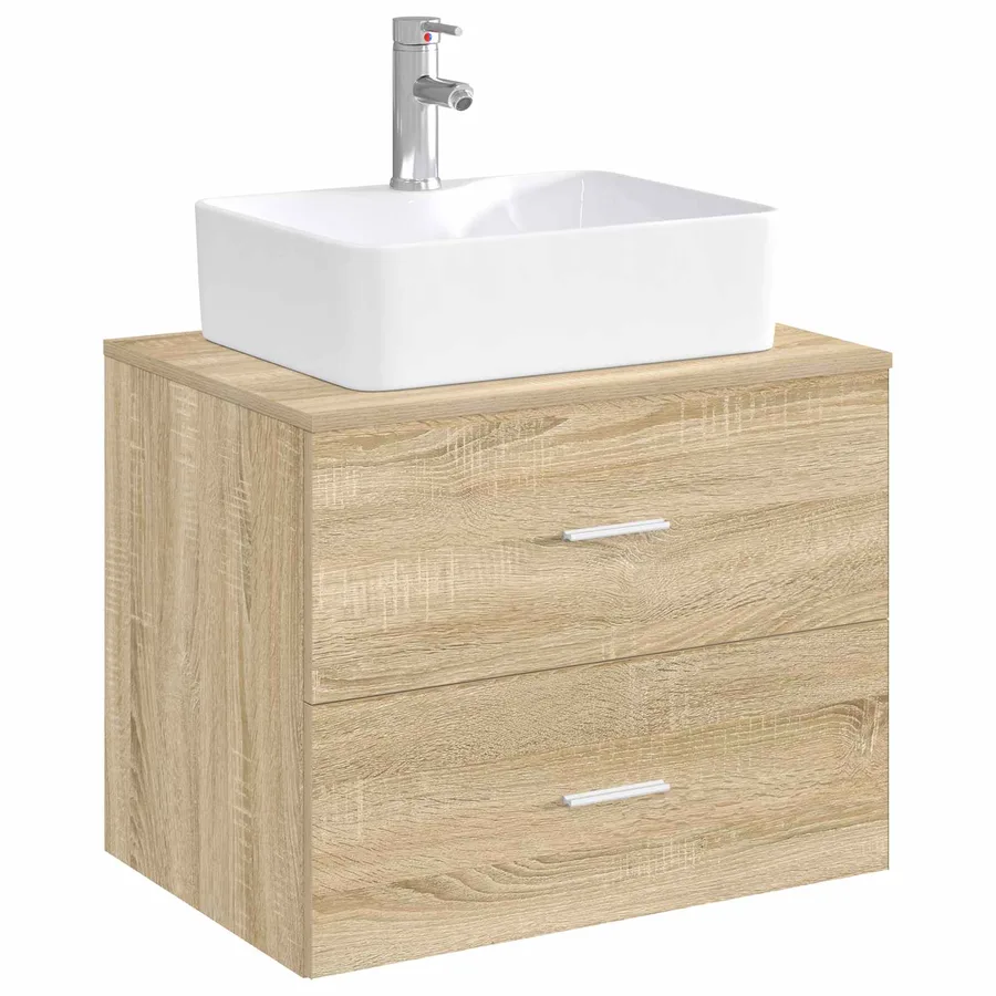 Lavabo de salle de bains Chrome 48,5 x 37,5 x 13 cm métal - 3