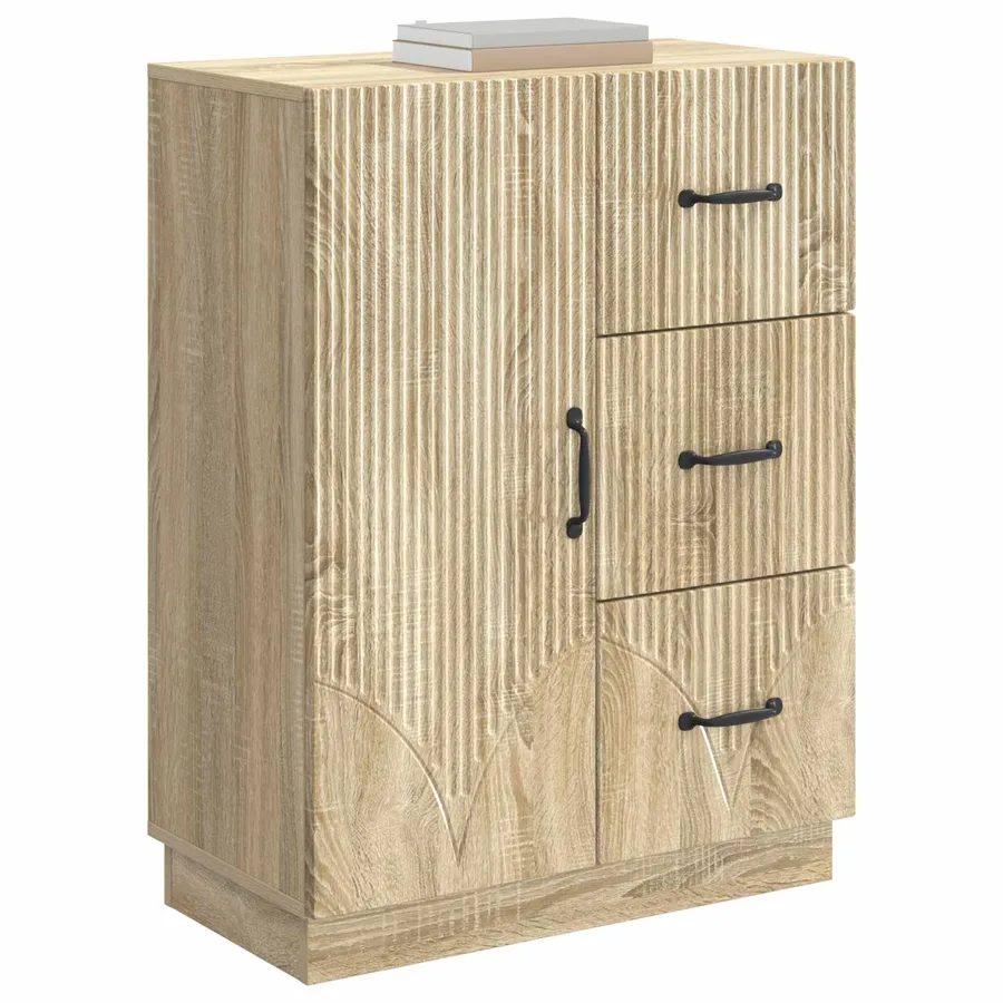 Buffet Chêne Sonoma 66 x 34,5 x 87 cm Bois d'ingénierie - 3