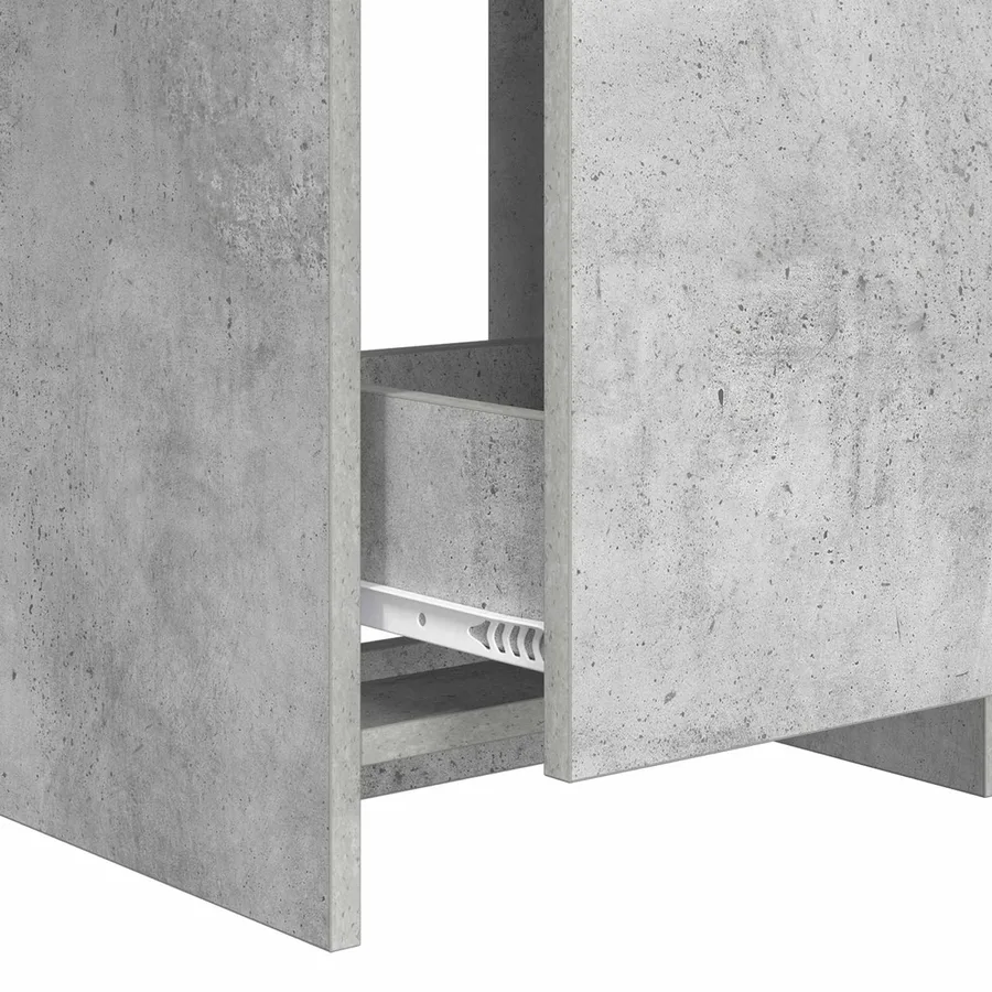 Ensemble de mobilier de salle de bain Gris béton - 8