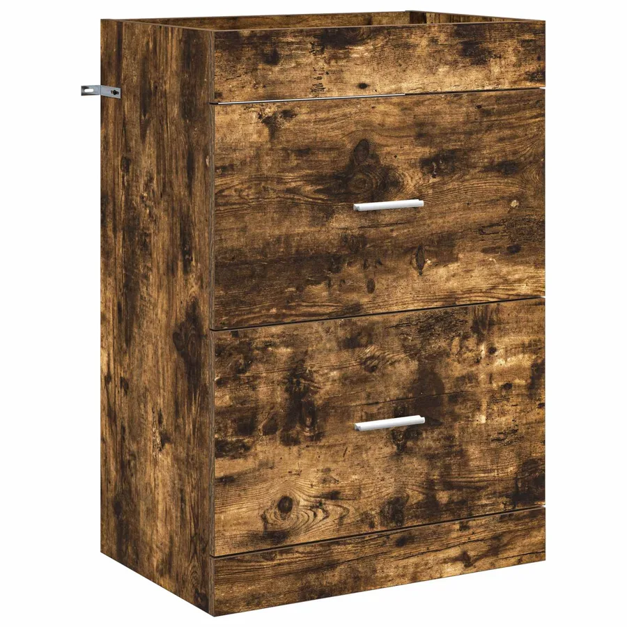 Ensemble de mobilier de salle de bain Chêne fumé - 4